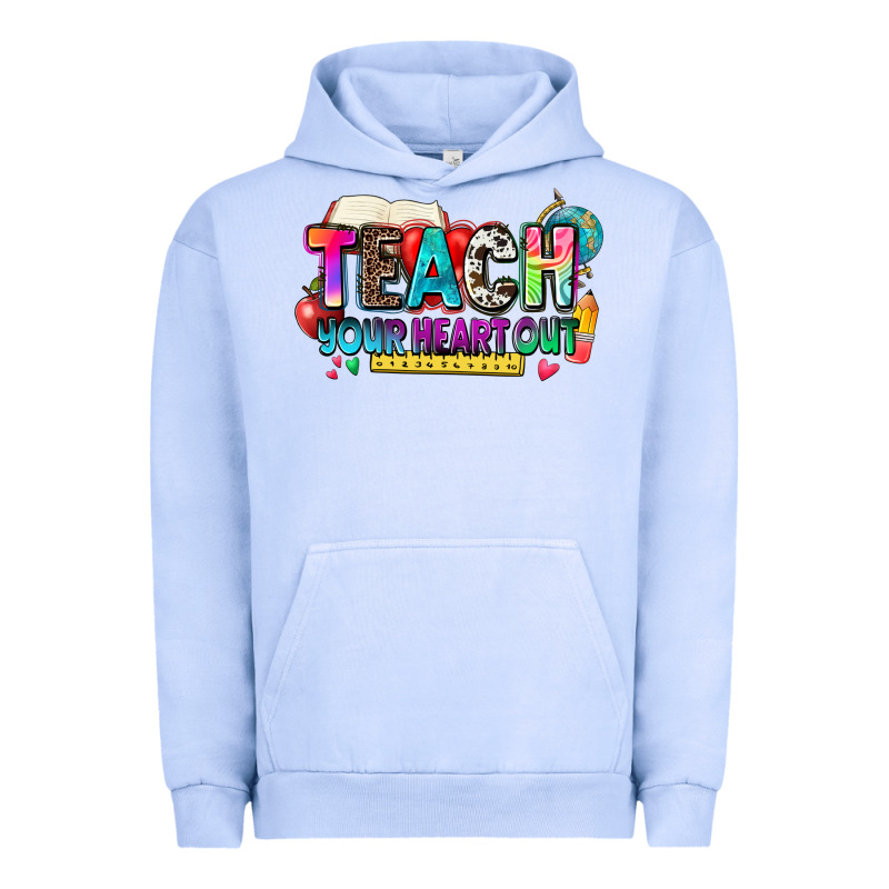 Teach Your Heart Out Urban Hoodie by NancyCooperArtShop | Teevron