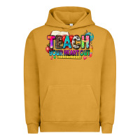 Pigment Peanut Butter teach your heart out Urban Hoodie - NancyCooperArtShop