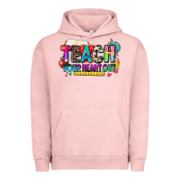 Pigment Salmon teach your heart out Urban Hoodie - NancyCooperArtShop