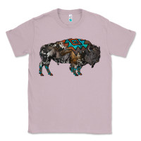Lilac cowhide bison Classic Tee - RanaPortraitStore