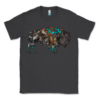 Smoke cowhide bison Classic Tee - RanaPortraitStore