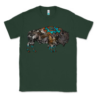 Sports Green cowhide bison Classic Tee - RanaPortraitStore