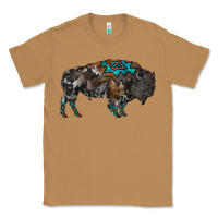 Toasted Coconut cowhide bison Classic Tee - RanaPortraitStore
