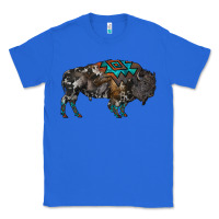 True Royal cowhide bison Classic Tee - RanaPortraitStore