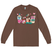 Chestnut mom coffee cup Long Sleeve Tee - AdoDesignShop