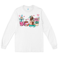 White mom coffee cup Long Sleeve Tee - AdoDesignShop