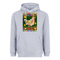 Heather Grey Christmas Chicken Heavyweight Hoodie - Artiststas