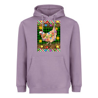 Lavender Christmas Chicken Heavyweight Hoodie - Artiststas
