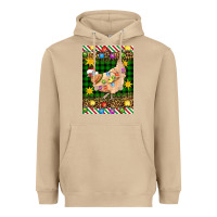 Mushroom Christmas Chicken Heavyweight Hoodie - Artiststas
