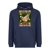 Navy Christmas Chicken Heavyweight Hoodie - Artiststas