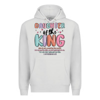 Dove Grey daughter of the king Premium Hoodie - MaliasSmallBusiness