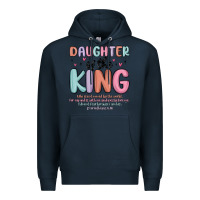 Navy daughter of the king Premium Hoodie - MaliasSmallBusiness