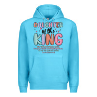 Ocean Blue daughter of the king Premium Hoodie - MaliasSmallBusiness