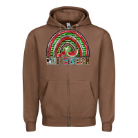 Chestnut watermelon Zipper Hoodie - SublimationCraftShop