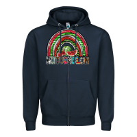 Navy watermelon Zipper Hoodie - SublimationCraftShop