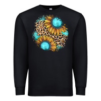 Black gemstone leopard patch Premium Sweatshirt - JahusDesignShop