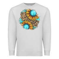 Dove Grey gemstone leopard patch Premium Sweatshirt - JahusDesignShop