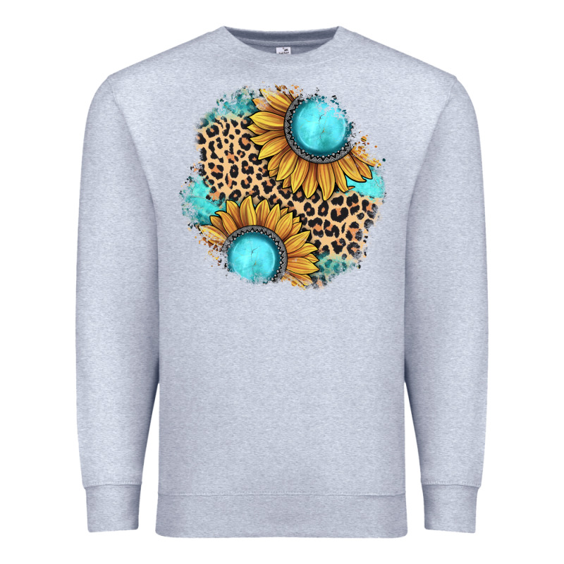 Gemstone Leopard Patch Premium Sweatshirt by JahusDesignShop | Teevron