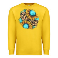 Lemon gemstone leopard patch Premium Sweatshirt - JahusDesignShop