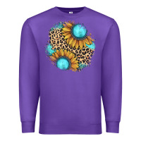Purple gemstone leopard patch Premium Sweatshirt - JahusDesignShop
