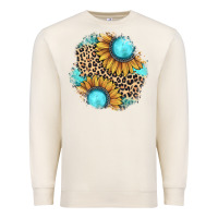 Sandshell gemstone leopard patch Premium Sweatshirt - JahusDesignShop