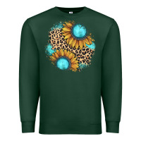Sports Green gemstone leopard patch Premium Sweatshirt - JahusDesignShop