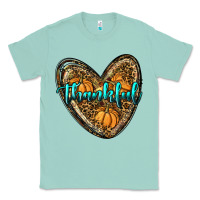 Seafoam thankful pumpkin heart Classic Tee - RanaPortraitStore