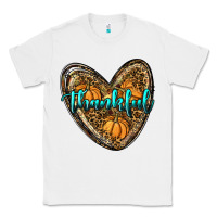 White thankful pumpkin heart Classic Tee - RanaPortraitStore