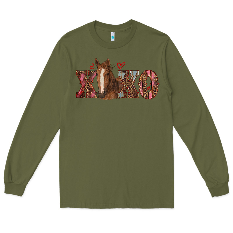 Xoxo Horse Long Sleeve Tee by RanaPortraitStore | Teevron