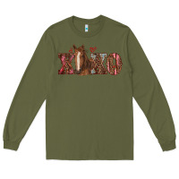 Army Green xoxo horse Long Sleeve Tee - RanaPortraitStore