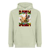 Matcha Christmas coop animals Heavyweight Hoodie - Artiststas