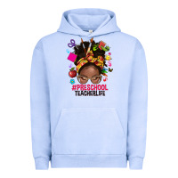 Pigment Grape Ice preschool teacher life afro messy bun Urban Hoodie - NancyCooperArtShop
