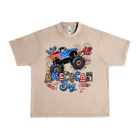 French Oak fourth of july monster truck all american boy Urban Heavy Tee - RanaPortraitStore