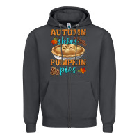 Smoke autumn skies pumpkin pies Zipper Hoodie - HRA Design Shop