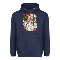 Santa With Little Christmas Heavyweight Hoodie | Teevron