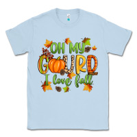 Dusty Blue oh my gourd i love fall Classic Tee - Zillion Design Studio
