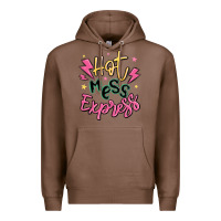 Chestnut hot mess express Premium Hoodie - MaliasSmallBusiness