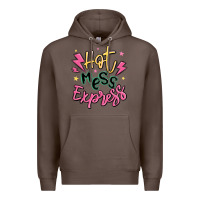 Coffee hot mess express Premium Hoodie - MaliasSmallBusiness