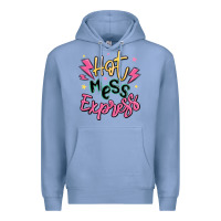 Colony Blue hot mess express Premium Hoodie - MaliasSmallBusiness
