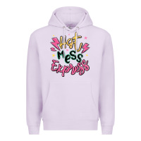 Lilac hot mess express Premium Hoodie - MaliasSmallBusiness