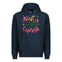 Navy hot mess express Premium Hoodie - MaliasSmallBusiness