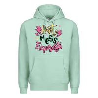 Seafoam hot mess express Premium Hoodie - MaliasSmallBusiness