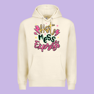 Hot Mess Express Premium Hoodie Designed By Maliassmallbusiness