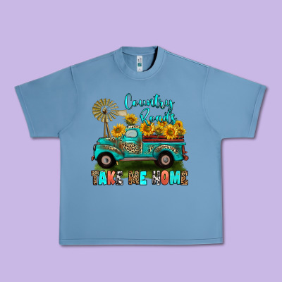 Country Roads Take Me Home Urban Heavy Tee Designed By Ranaportraitstore