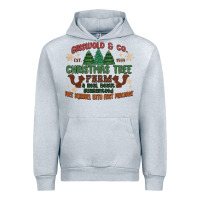 Heather Grey griswold christmas tree farm Urban Hoodie - MaliasSmallBusiness