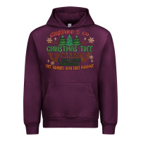 Mauve Wine griswold christmas tree farm Urban Hoodie - MaliasSmallBusiness
