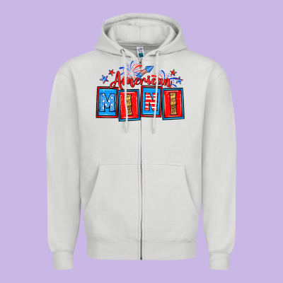 American Mini Zipper Hoodie Designed By Neo Western