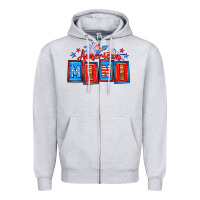 Heather Grey American mini Zipper Hoodie - Neo Western