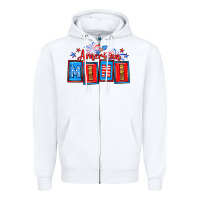 White American mini Zipper Hoodie - Neo Western