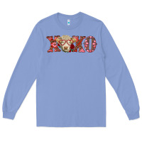 Colony Blue xoxo charolais cow Long Sleeve Tee - RanaPortraitStore